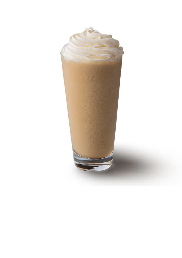 En Coffee Frappuccino® Blended Beverage i et højt glas