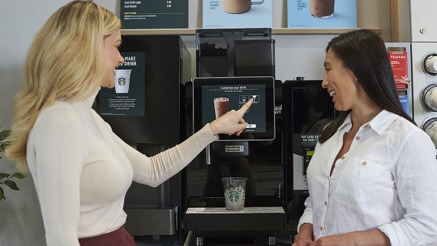 kaffemaskin för självservering